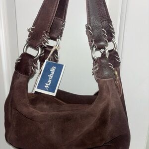 Free People Chocolate Suede Bag
